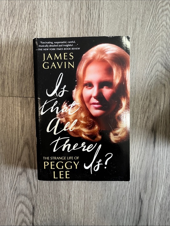 Other - Is That All There Is? by James Gavin - Black paperback Cover with Portrait